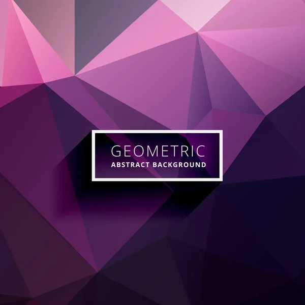 Multicolor Dark Purple Geometric Rumpled Triangular Low Poly Style Gradient — Stock Vector