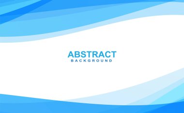 Sancaklar, sunum tasarımları ve el ilanları için soyut iş arkaplan afişi güzel mavi dalga