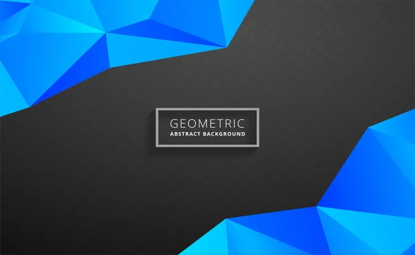 Absztrakt Fekete Kék Háttér Modern Geometrikus Futurisztikus Grafika Fekete Csíkos — Stock Vector