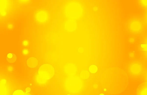 Hermoso Fondo Amarillo Con Efecto Luz Bokeh — Vector de stock