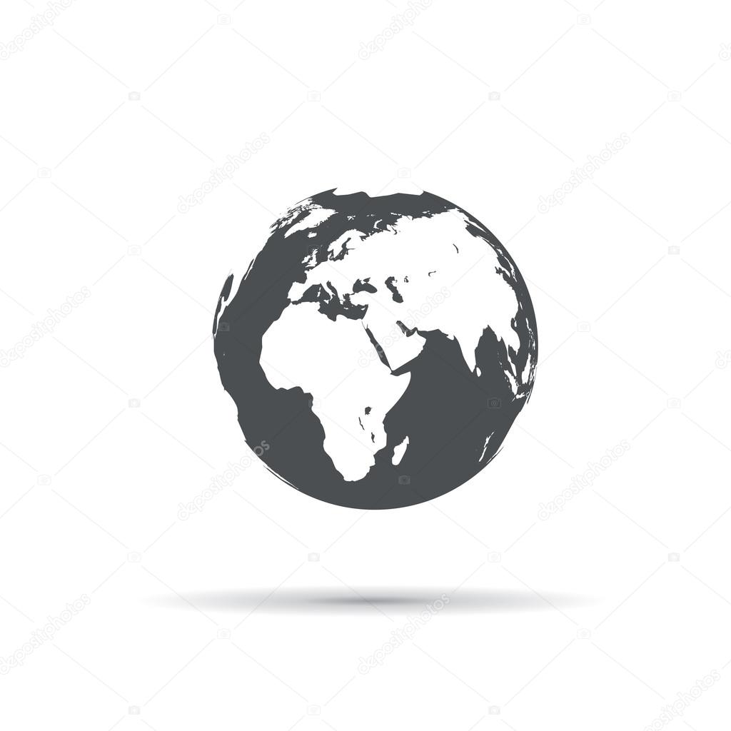 Planet Earth Logo Vector Image By C Artemon91 Vector Stock 106294068