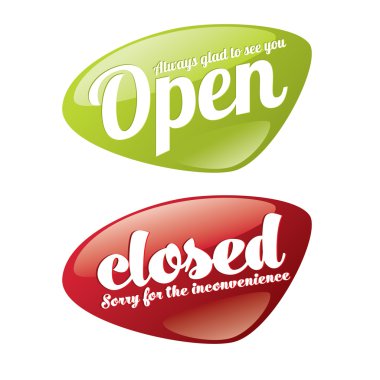 Open closed signs
