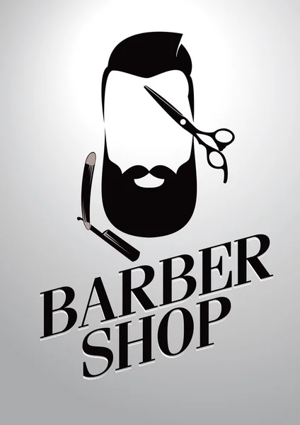 Barber shop logo vector, gráfico vectorial, imágenes de Barber shop