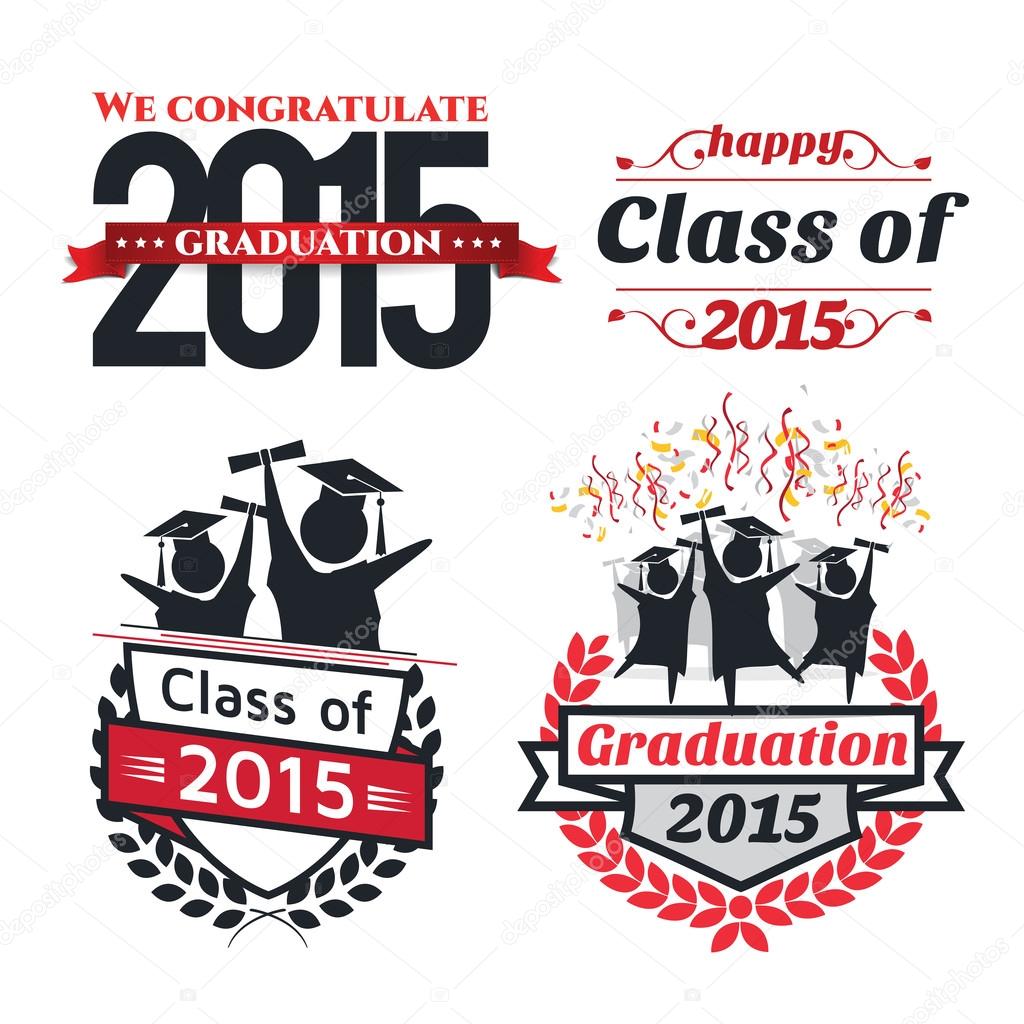 Graduation, education logo set — Stock Vector © artemon91 #87241294
