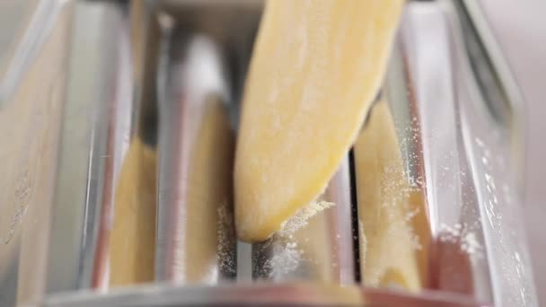 Process of making pasta — Stock Video