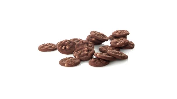 チョコレートチップクッキー — ストック動画