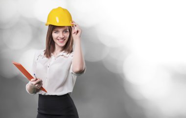 Genç mühendis kız