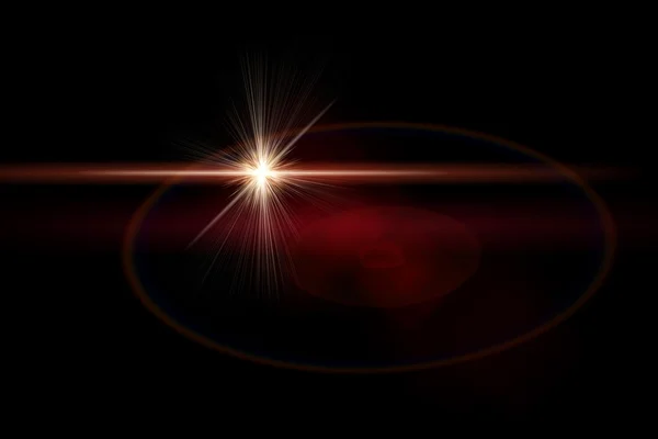 Star, sun with lens flare. — Stock fotografie