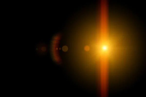 Star, sun with lens flare. — Stock fotografie