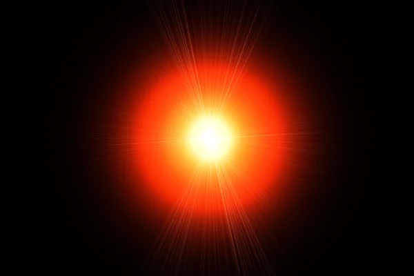 Star, sun with lens flare. — Φωτογραφία Αρχείου