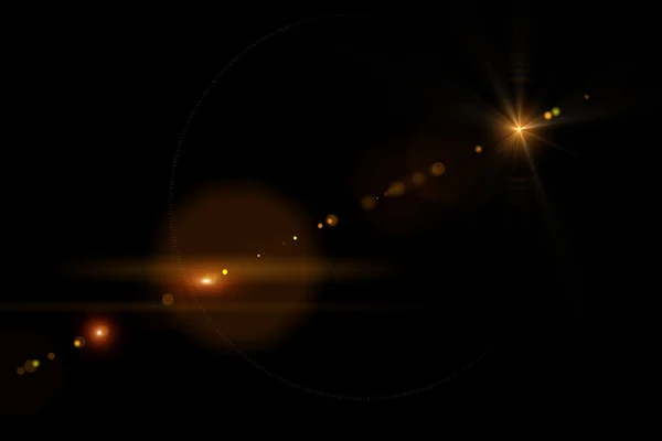 Звезда, солнце с бликом объектива . — стоковое фото