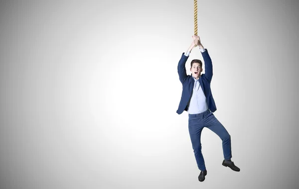 Business man hanged — Stock Photo, Image