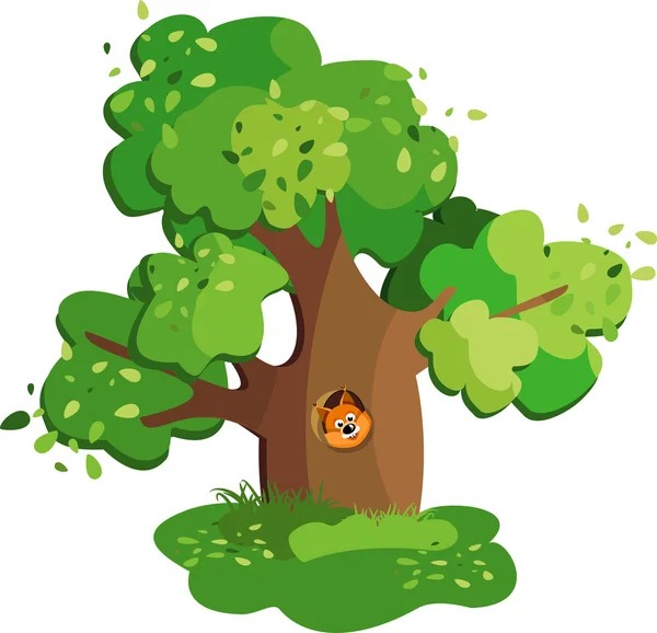 Картинка дупло на белом фоне