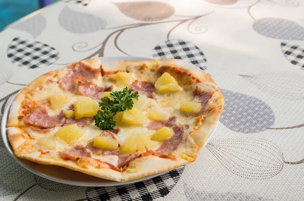 Pizza ham — Stock Photo, Image