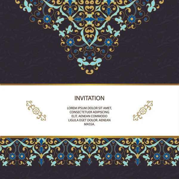 Vector decoratief frame. Elegante element voor het ontwerp template. — Stockvector