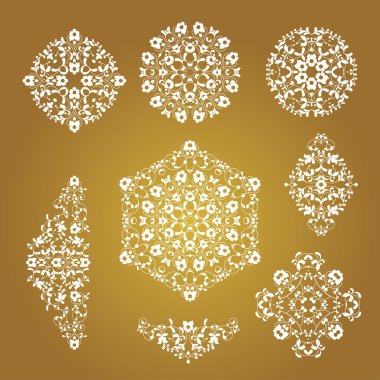 Vektör dekoratif çerçeve. Tasarım şablonu için zarif öge.