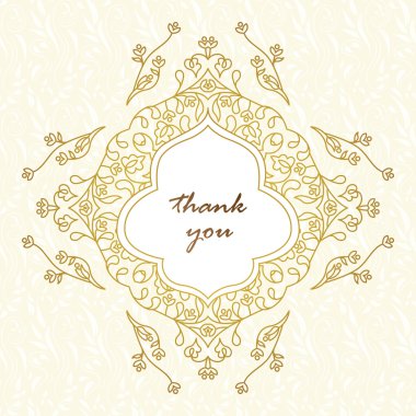 Vektör dekoratif çerçeve. Tasarım şablonu için zarif öge.