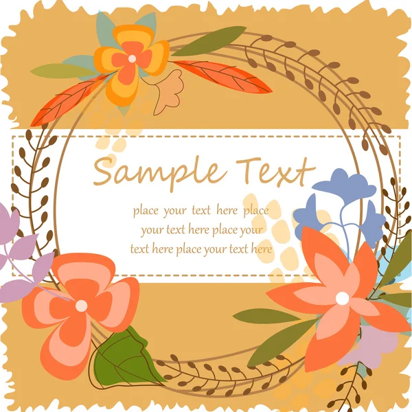 Invitations with please for text — Stock Vector