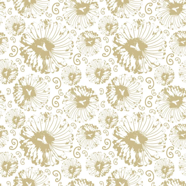 Texture paterne florale sans couture — Image vectorielle
