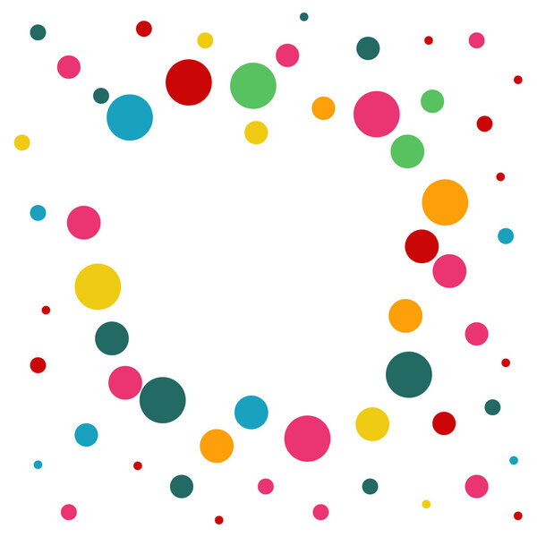 Abstract colorful circles