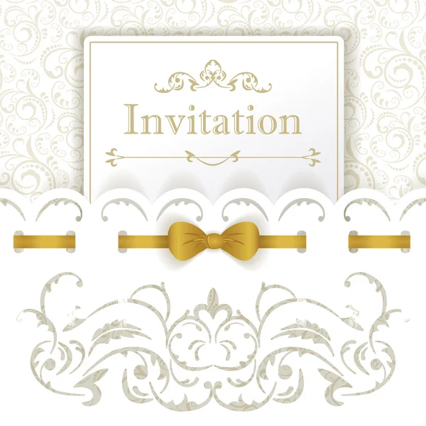 Wedding invitations, greeting card — Stock Vector