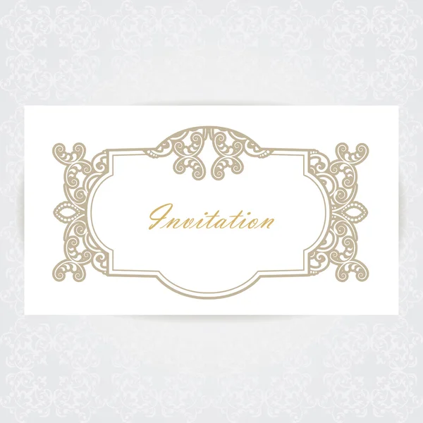 Vector decorative frame. — Stock Vector