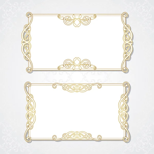 Vector Decoratief frame. — Stockvector