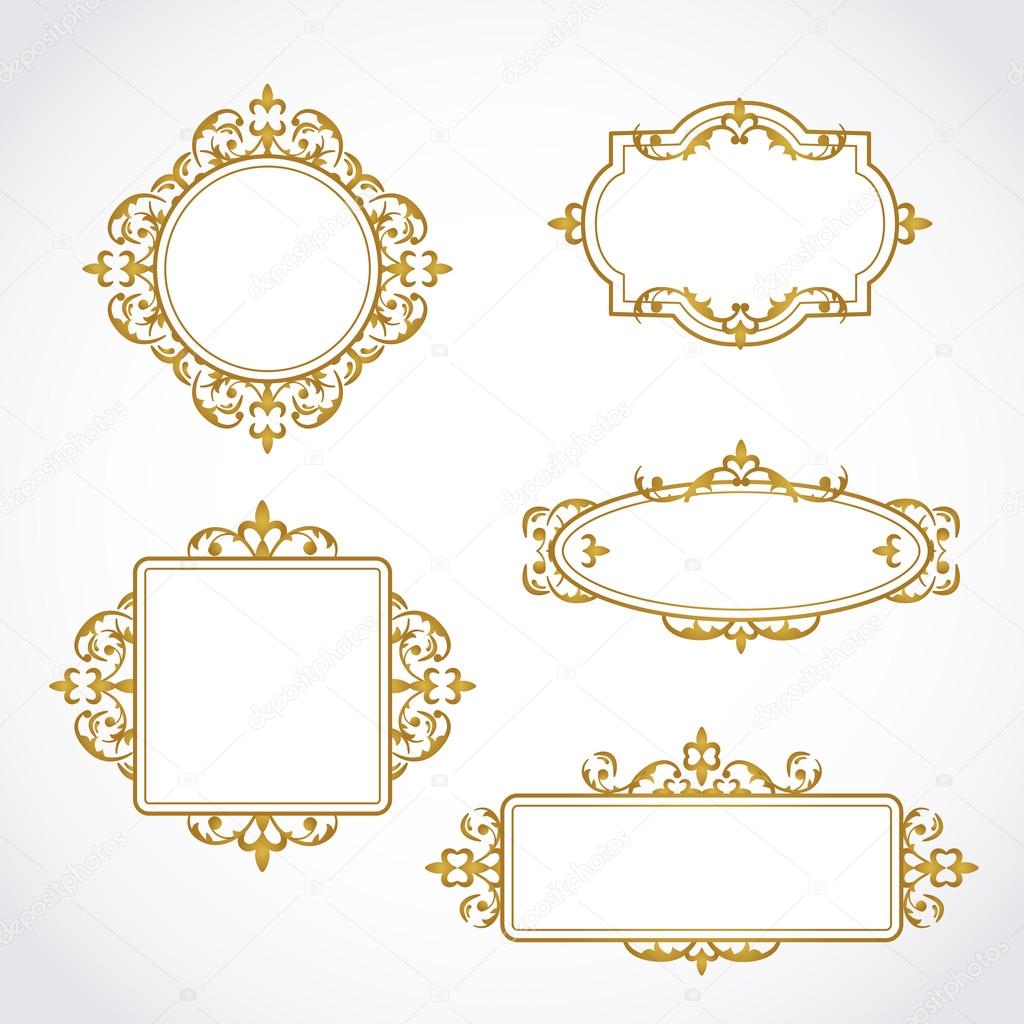 Vector decorative frame.