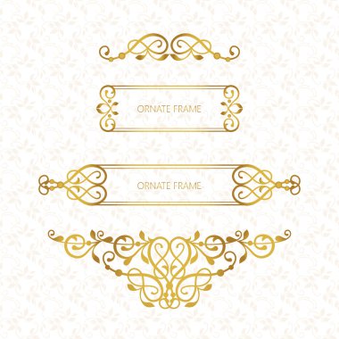 vektör dekoratif çerçeve.