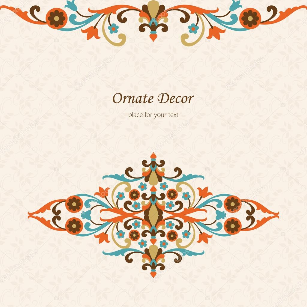 Vector decorative frame.