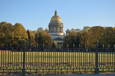 St. Isaac's Cathedral Admiralty set of görünümü
