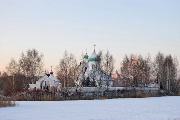 La Iglesia de San Sergio de Radonezh en la isla — Foto de Stock