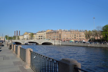 Setin Nehri'nin Fontanka, Moskova Avenue ve Obukhov 