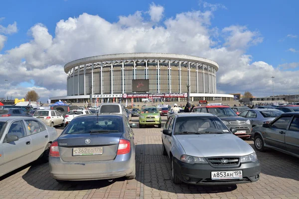 Petersburg Russland April 2017 Parken Auf Dem Petersburger Ccm Beim — Stockfoto