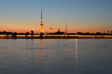 Panoramic views of the Peter and Paul fortress
