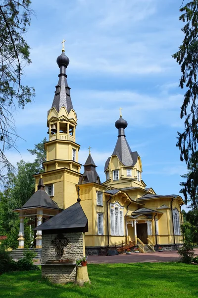 View from the courtyard of the Church of the Holy Apostle Peter — стоковое фото