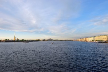 Neva Nehri, Peter ve Paul fortress, Saray Panoraması 