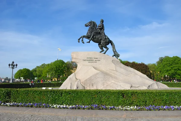 Monument to Peter the great "bronze Horseman" on the Senate squa Stock Picture