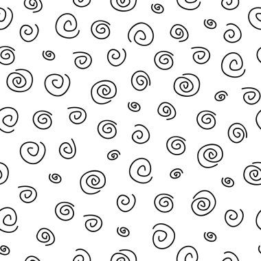 Vektör desen siyah helezon