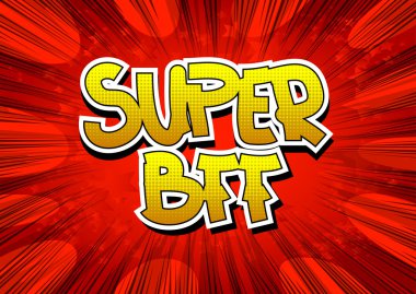 Süper Bff - çizgi roman tarzı kelime