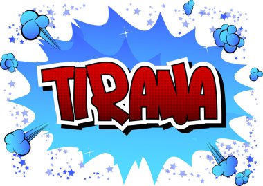 Tiran - çizgi roman tarzı kelime