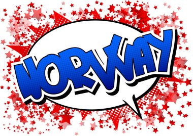 Norveç - çizgi roman tarzı kelime