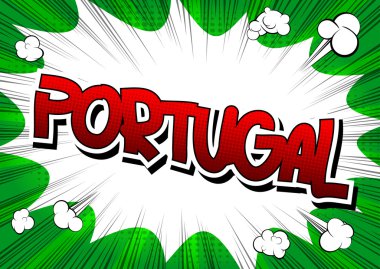 Portekiz - çizgi roman tarzı kelime