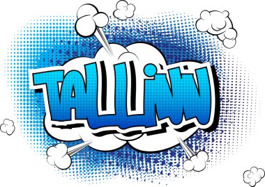 Tallinn - çizgi roman tarzı kelime