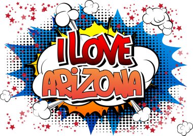 Ben Arizona - çizgi roman tarzı kelime seviyorum