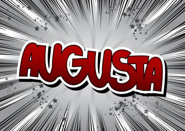 Augusta - çizgi roman tarzı kelime