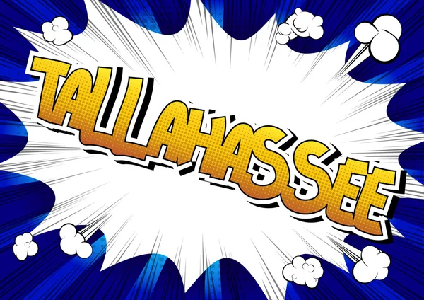 Tallahassee - komiks stylu w programie word — Wektor stockowy