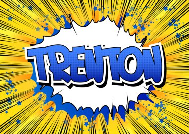 Trenton - çizgi roman tarzı kelime