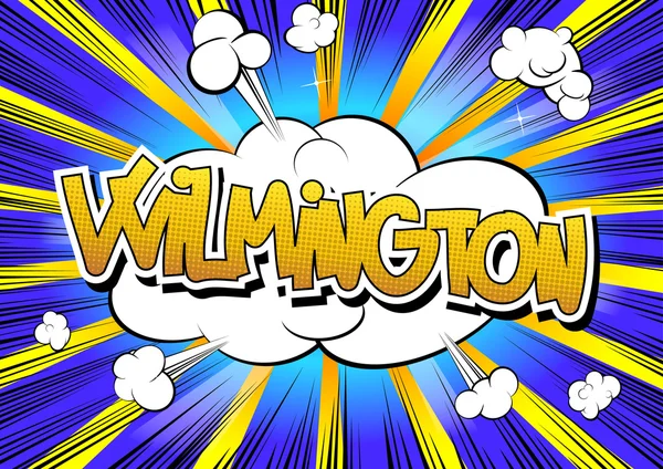 Wilmington - Comic book stijl word — Stockvector