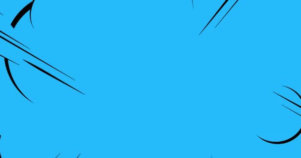 4Kアニメ Pow クロマキーと漫画本のワード映像 緑の画面の背景 ウェブサイト グリーティングカード ソーシャルメディアの投稿 アプリ モーションポスターのアイコン シーン間の遷移のために良い — ストック動画